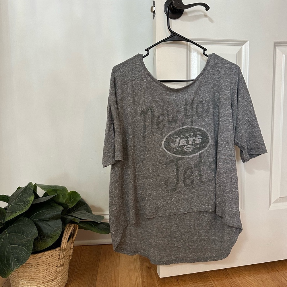 Gray New York Jets T-Shirt